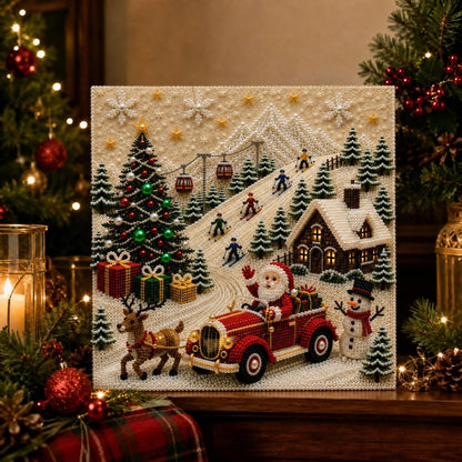 🎄🎅 Premium 3D Pearl Christmas Wall Art Kit