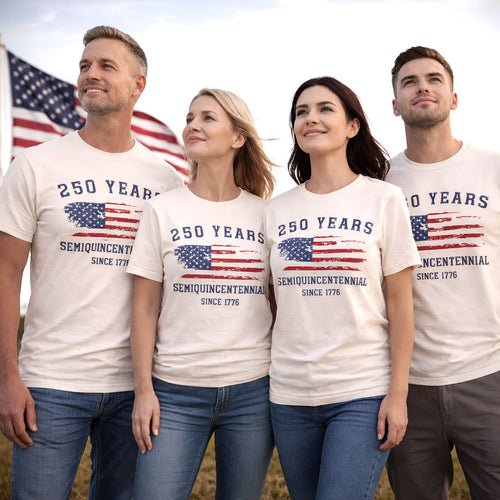 USA Semiquincentennial WN0702001CL Unisex T-shirt