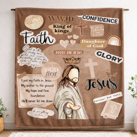 Faith In Jesus WN0203001CL Fleece Blanket