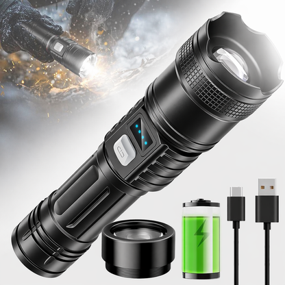 SALE 60% OFF ⏰Super Bright Ultimate Military-Grade Flashlight 🔦  for Outdoor, Hiking & Emergencies