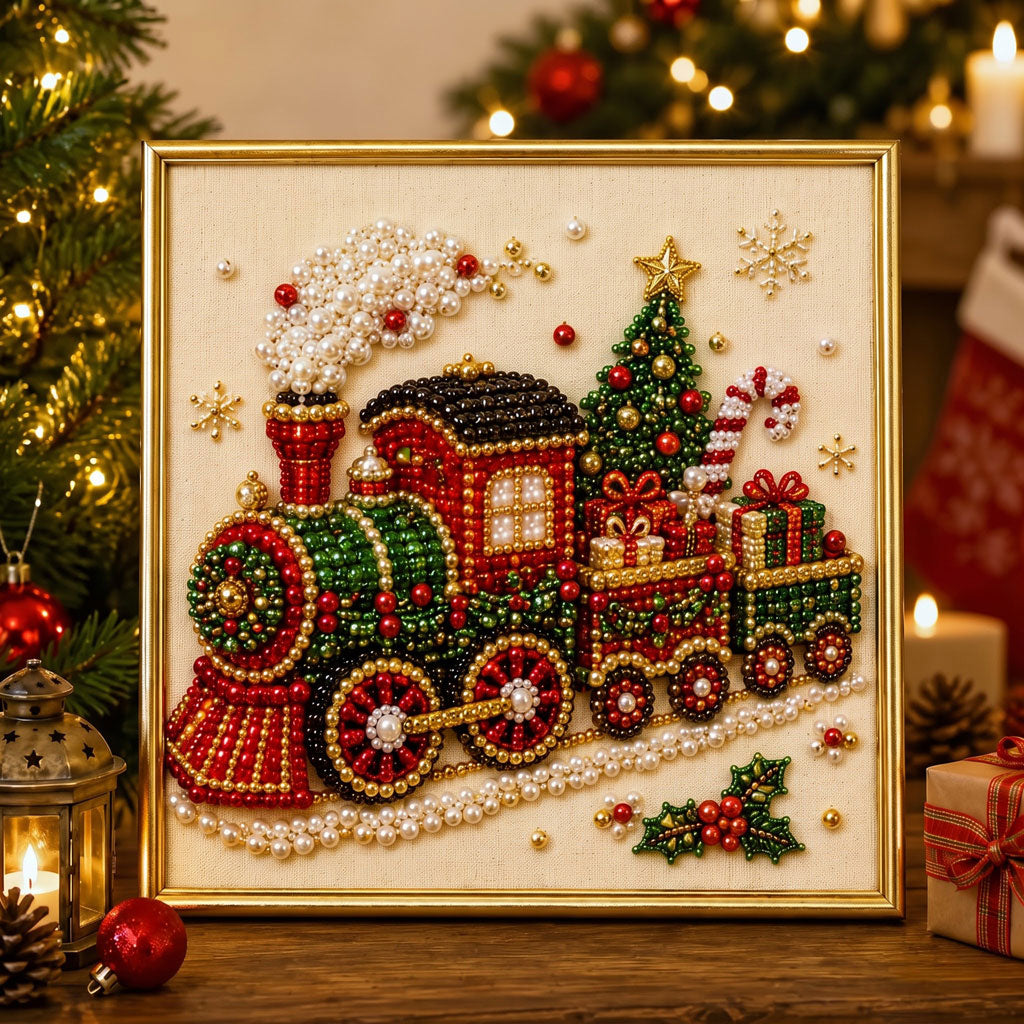💎DIY Christmas Pearl Diamond Painting Art Kit