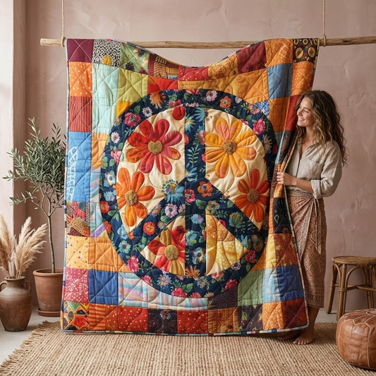 Hippie Patchwork WJ1603001CL Quilt Blanket