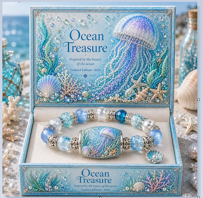 💥 Last Day 49% OFF – 🌊 Ocean Guardian Bracelet Collection | 7 Marine Creature Designs, Gemstone-Style Beads & Matching Sea Charms 🐚✨