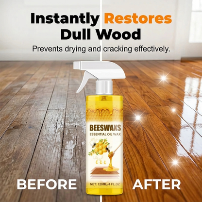 🔥 HOT SALE 60% OFF ⏰ ScratchErase Beeswax Floor Spray ✨ Restores Shine & Removes Scratches Instantly! 🧹