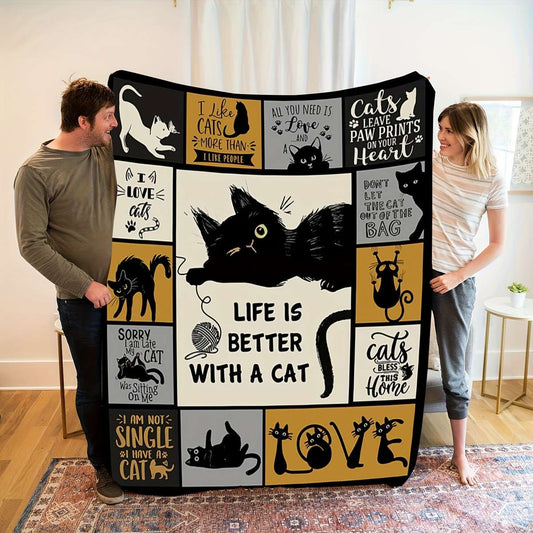 Cute Cat XR2901001CL Fleece Blanket