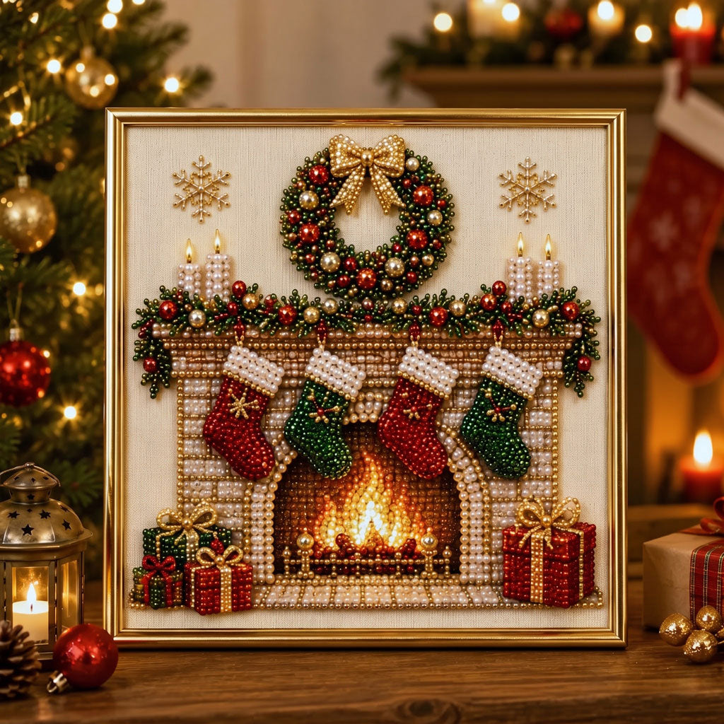💎DIY Christmas Pearl Diamond Painting Art Kit