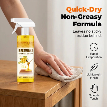 🔥 HOT SALE 60% OFF ⏰ ScratchErase Beeswax Floor Spray ✨ Restores Shine & Removes Scratches Instantly! 🧹