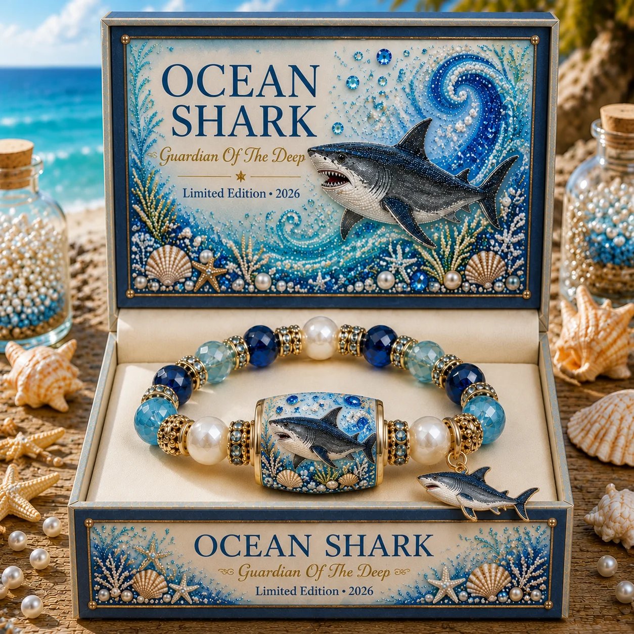💥 Last Day 49% OFF – 🌊 Ocean Guardian Bracelet Collection | 7 Marine Creature Designs, Gemstone-Style Beads & Matching Sea Charms 🐚✨
