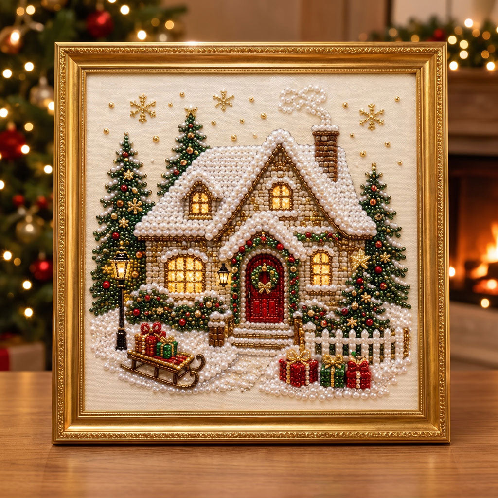 💎DIY Christmas Pearl Diamond Painting Art Kit