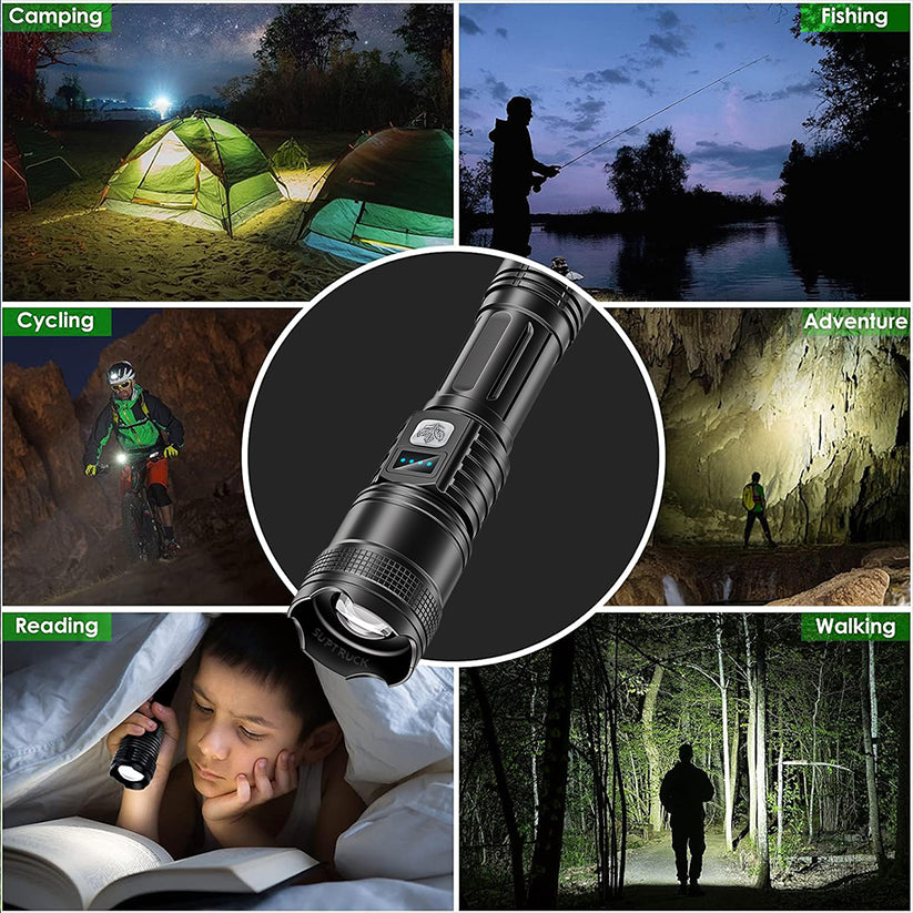 SALE 60% OFF ⏰Super Bright Ultimate Military-Grade Flashlight 🔦  for Outdoor, Hiking & Emergencies