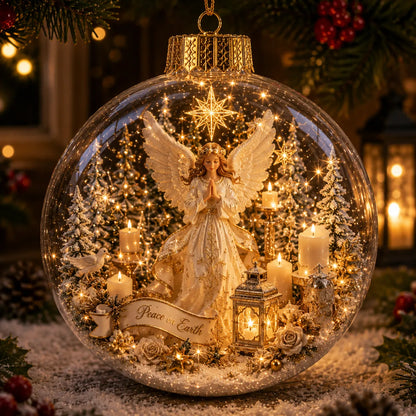 🔥 Limited-Time 50% OFF–✨🎄Light-Up Christmas Story Globe Ornament | Magical Mini Holiday World
