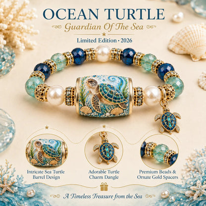 💥 Last Day 49% OFF – 🌊 Ocean Guardian Bracelet Collection | 7 Marine Creature Designs, Gemstone-Style Beads & Matching Sea Charms 🐚✨