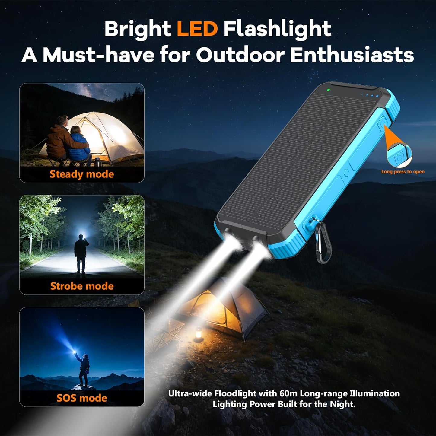 Solar Power Bank 10,000mAh