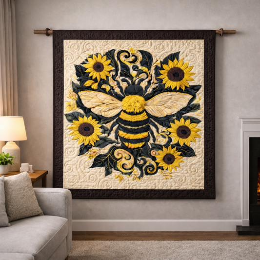 Bee & Sunflower KL0403002CL Quilt