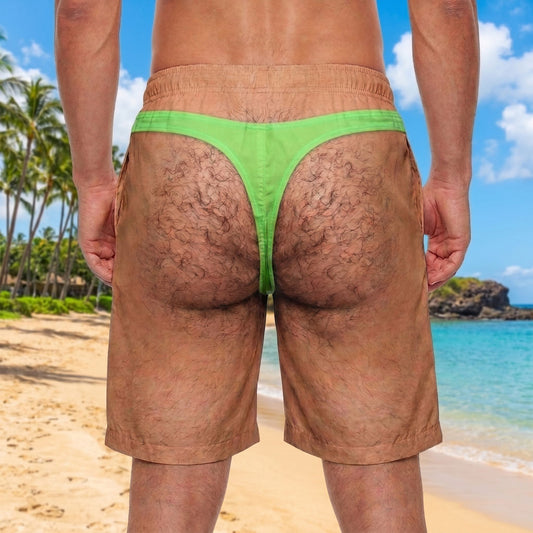 Fake Thong Funny Shorts WN1307002CL Men's Shorts