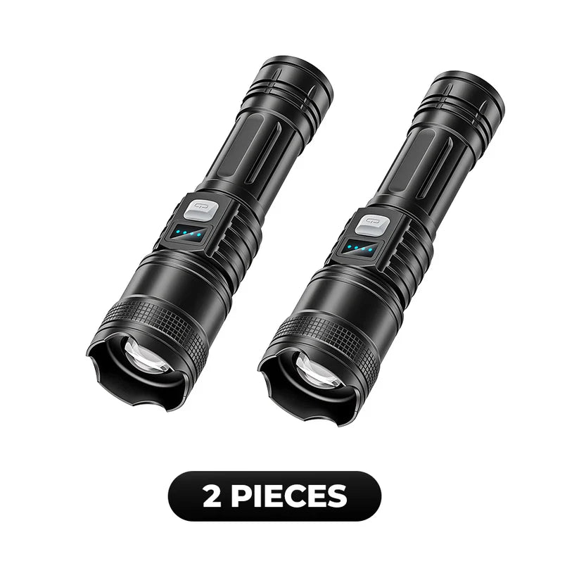 SALE 60% OFF ⏰Super Bright Ultimate Military-Grade Flashlight 🔦  for Outdoor, Hiking & Emergencies
