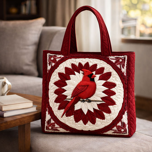 Cardinal of Hope KL0303004CL Quilted Tote Bag
