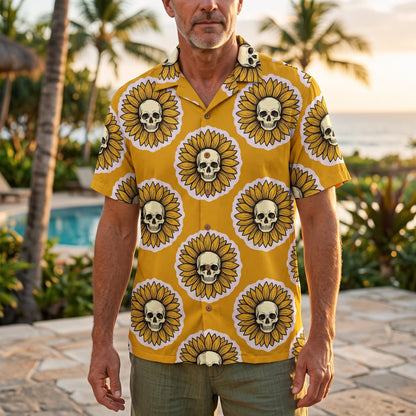 Tropical Skull XR1307001CL Hawaii Shirt