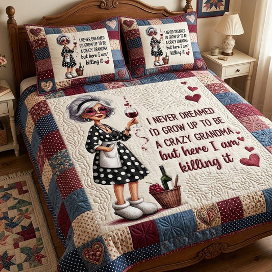 Personalized Cool Grandma Life Vibes WN0404007CL Duvet Cover Set
