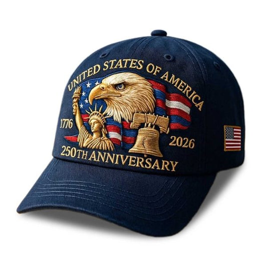 United States Of America 250th Anniversary XR0107001CL Retro Cotton Cap