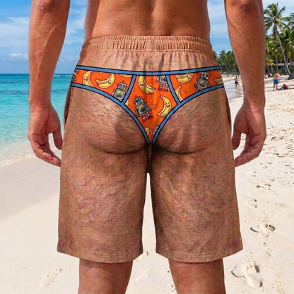 Banana Briefs Joke Shorts WN1307001CL Men's Shorts