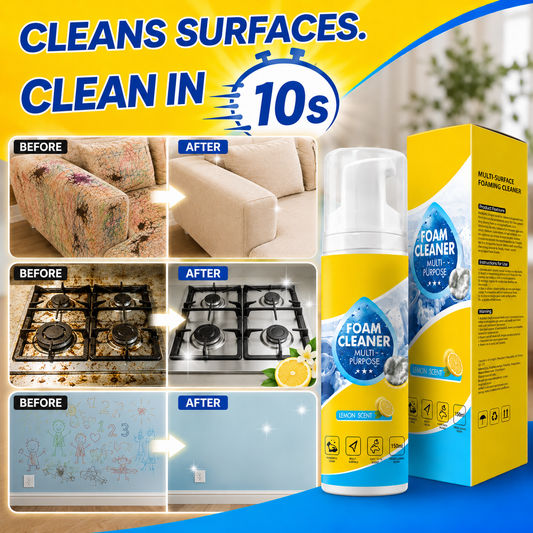 🔥Last Day 60% OFF🔥 Foam No-Rinse Cleaner - Spray, Wipe & Done