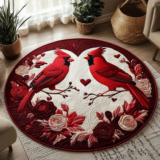Cardinal Love QA0502002CL Quilted Round Mat