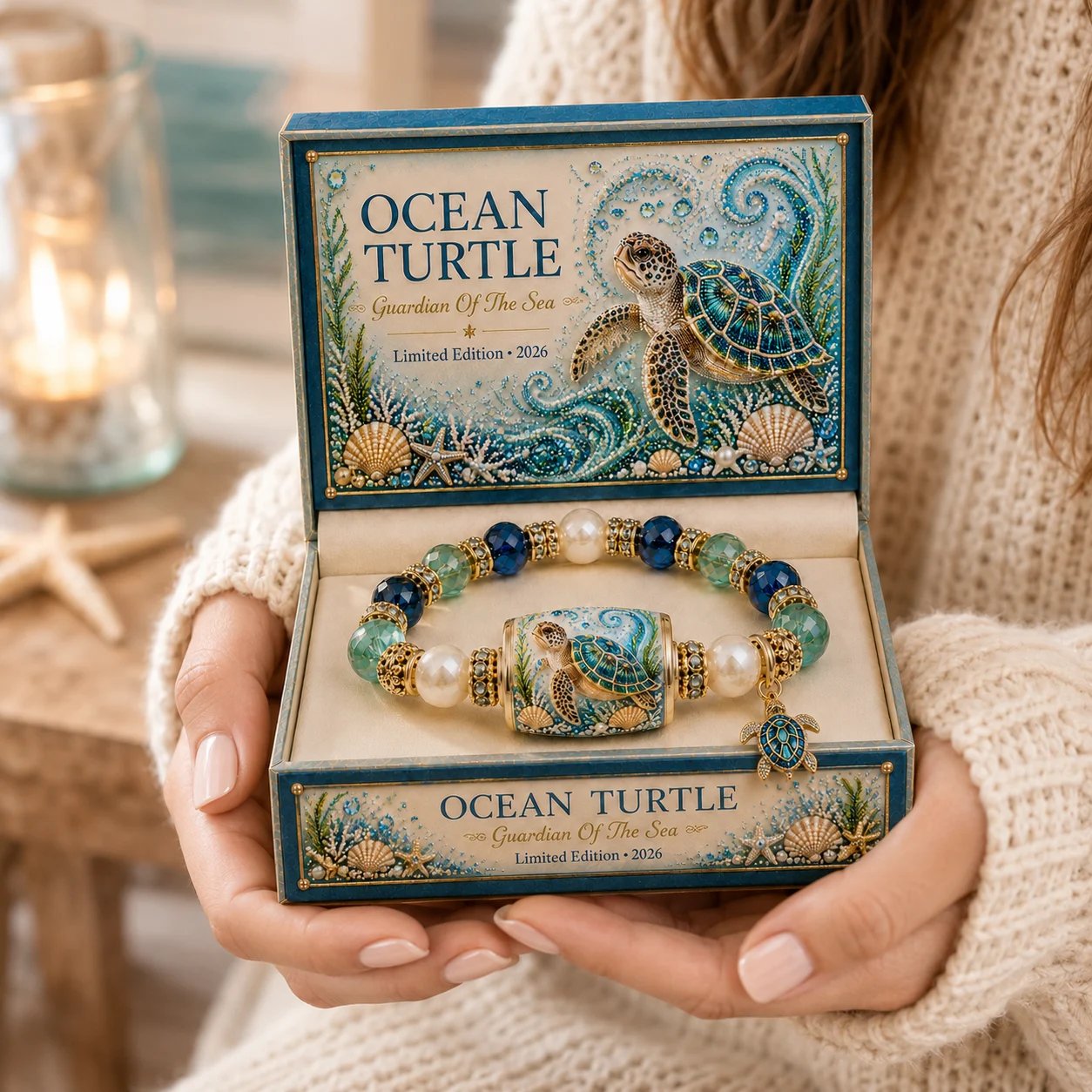 💥 Last Day 49% OFF – 🌊 Ocean Guardian Bracelet Collection | 7 Marine Creature Designs, Gemstone-Style Beads & Matching Sea Charms 🐚✨
