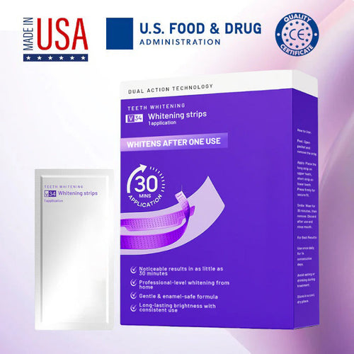 V34 Whitening Strips