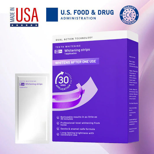 V34 Whitening Strips