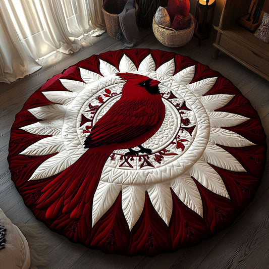 Majestic Cardinal KL2412030CL Quilted Round Mat