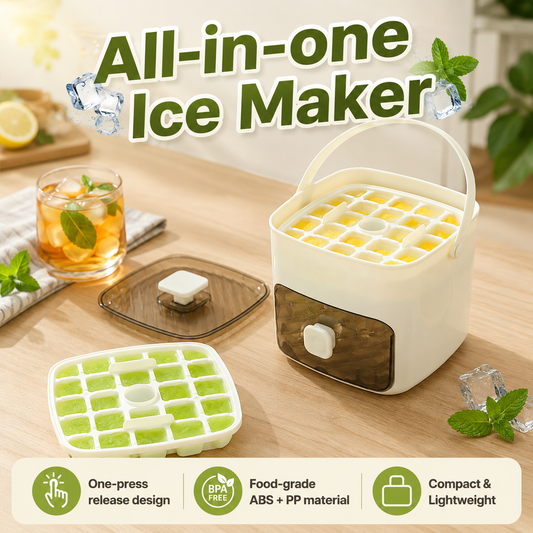 All-In-One Ice Maker & Storage Bin