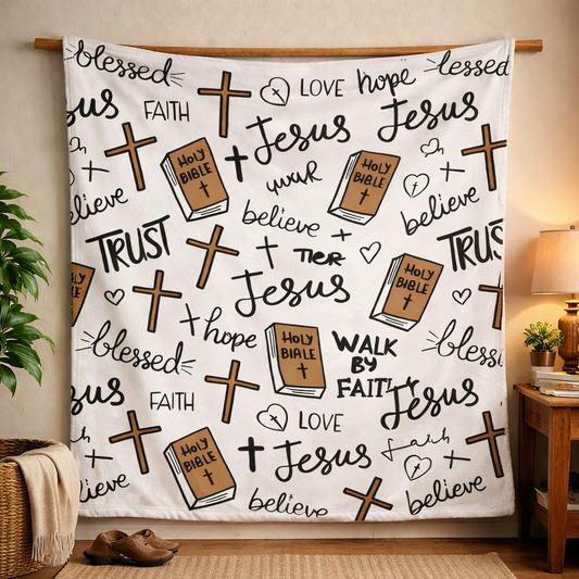 Peaceful Faith WJ2502001CL Fleece Blanket